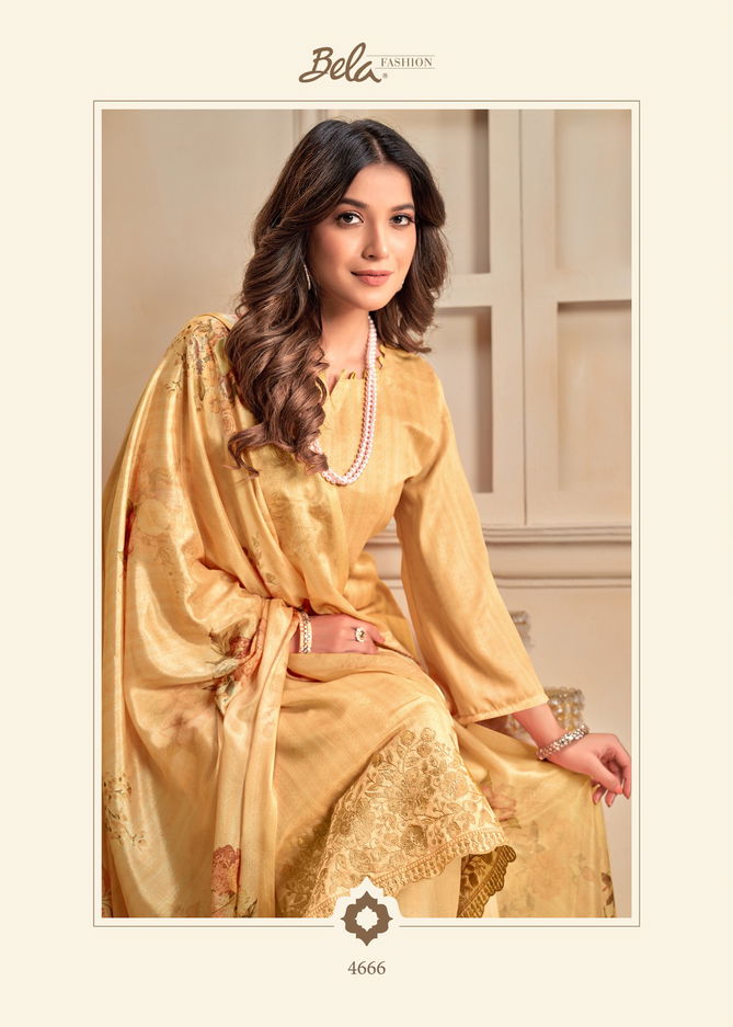 Nyra By Bela Silk Digital Printed Salwar Kameez Wholesale Shop in Surat